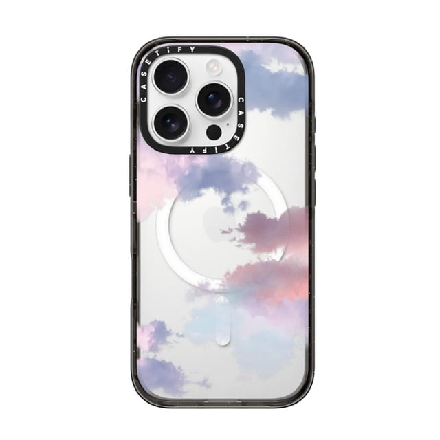 Funda CASETiFY Clouds para iPhone 16 Pro Max negro