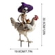 thumbnail image 3 of Fiudx Estaca de Halloween para Jardín, Arte de Hierro Metálico, Diseño Duradero, Temática de Calabaza, Murciélago y Bruja Espeluznante, Decoración de Jardín Al Aire Libre, Resistente a La Intemperie,, 3 of 5