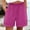 Hot Pink, variant on ByworldtasicNo Boundaries Summer Shorts for Women Casual Ruffle Drawstring High Waist Wide Leg Comfy Lounge Shorts