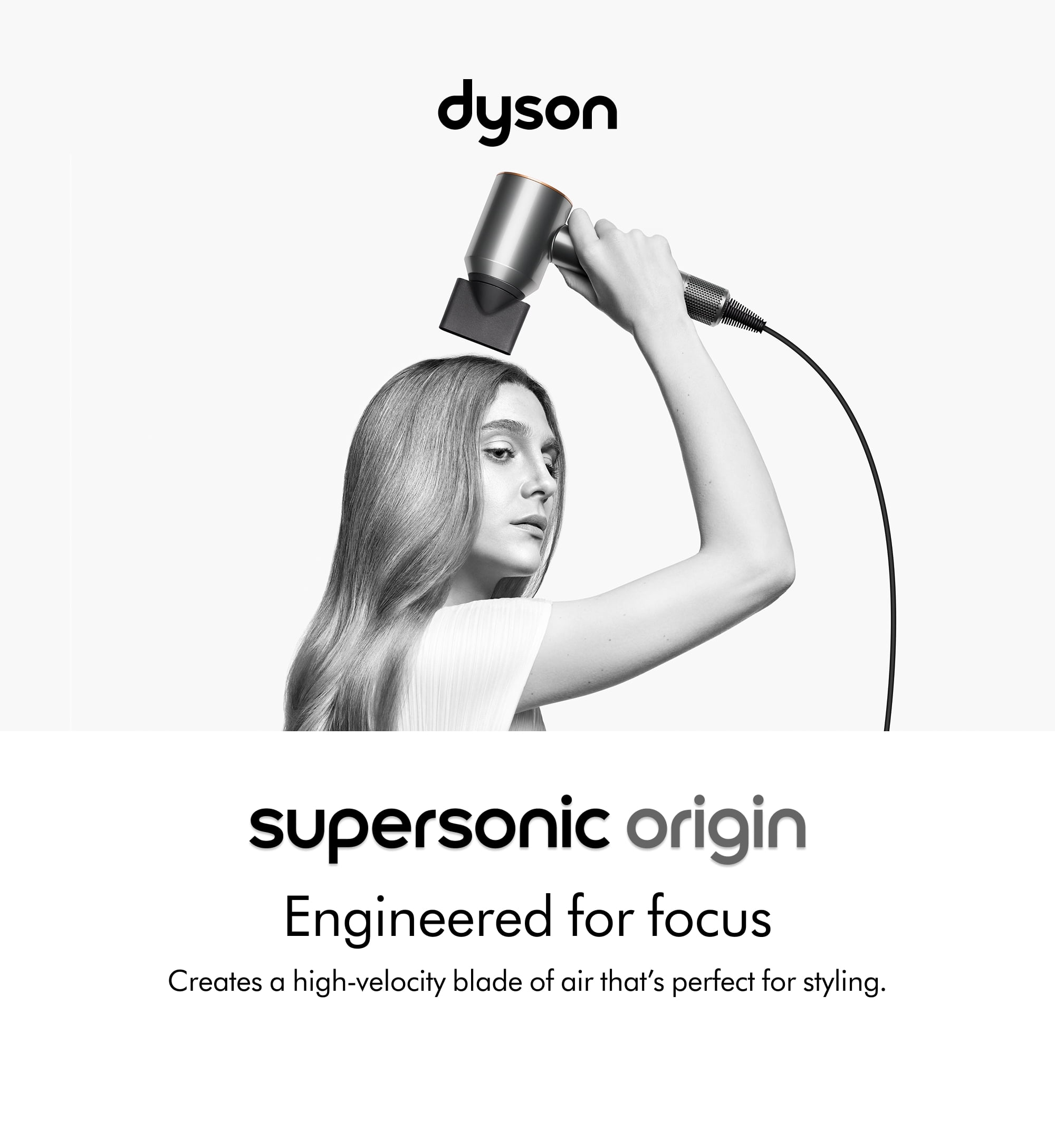 Premium Dyson Supersonic™ Origin Hair Dryer | Nickel/Copper