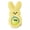 Yellow, variant on PEEPS® Easter 7.5 inch Blue Bunny Plush Dog Toy with Tennis Ball