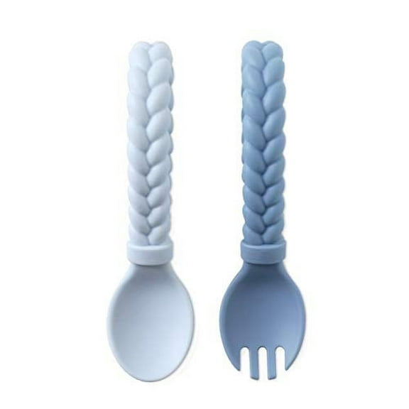 Itzy Ritzy Silicone Spoon & Fork 6 months & up Set of 2
