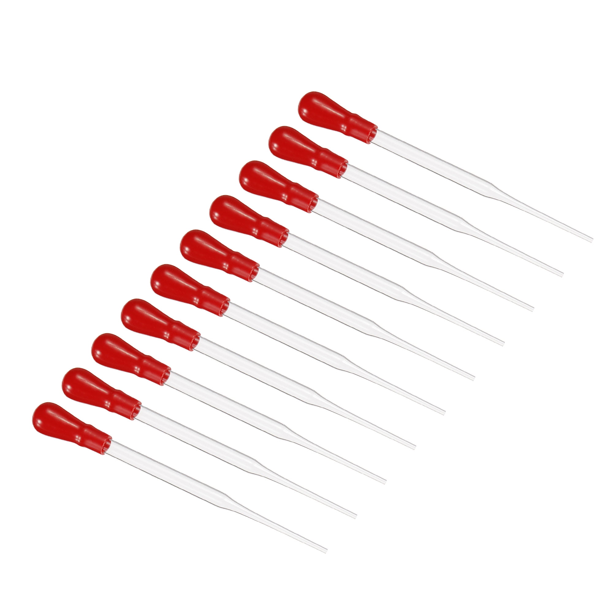 Uxcell Dropper Pipettes, 10pcs 4.72" Length Reusable Glass Pipette with