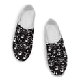 thumbnail image 2 of POLERO Slip On Womens Mules Shoes Black Moon Stars Bat Sneakers for Halloween Party Mesh Breathable Anti Slip Sole Slippers Garden Clogs Flat Casual Footwear, 2 of 7