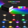 thumbnail image 2 of Lámparas solares de pared UGDLUCK RGB blanco cálido 8 modos IP67, 2 of 8