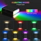 thumbnail image 2 of Lámparas solares de pared UGDLUCK RGB blanco cálido 8 modos IP67, 2 of 8