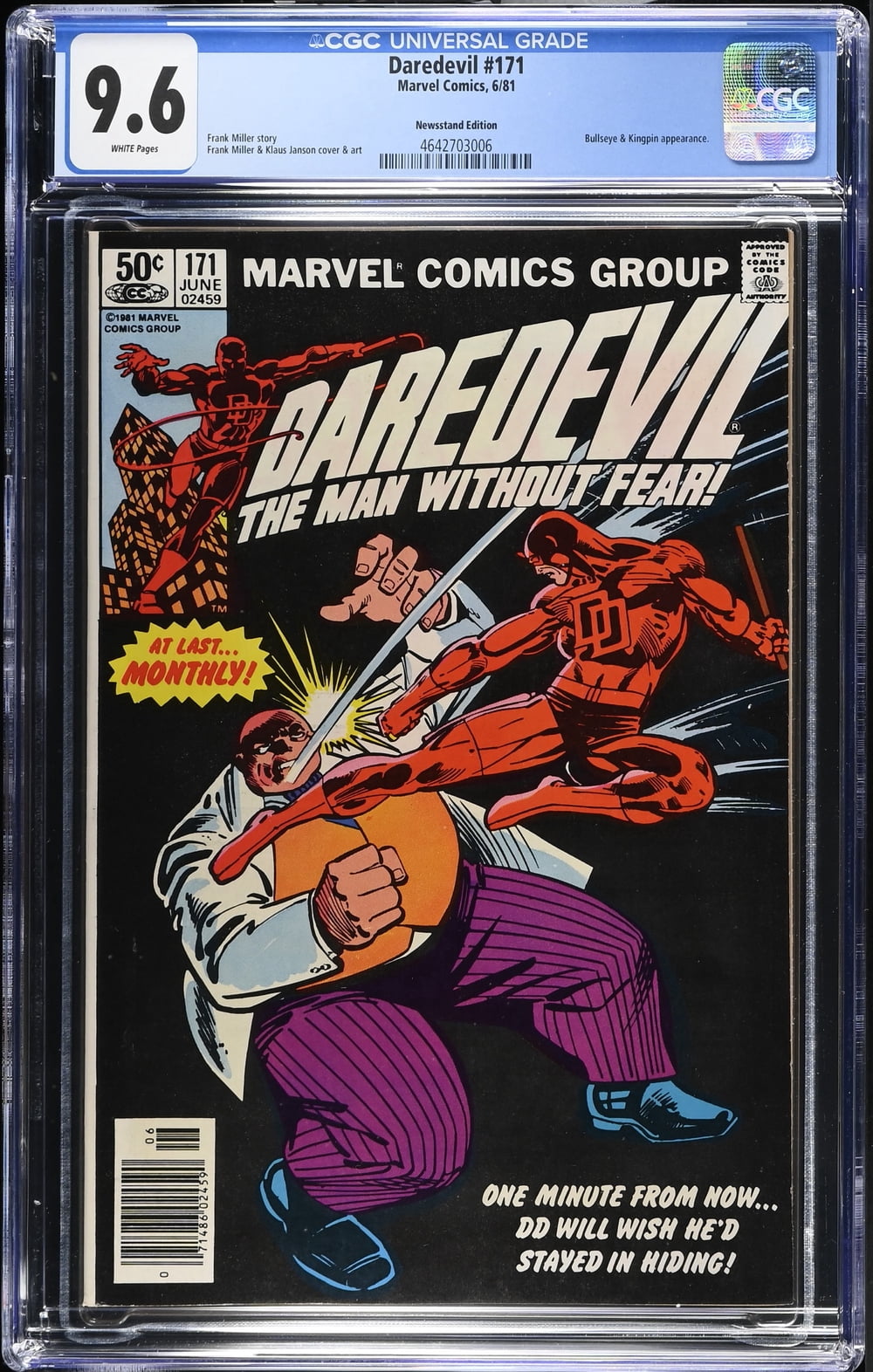 Cover of Daredevil #171