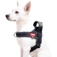 thumbnail image 2 of BadPiggies No Pull Dog Harness Reflective Adjustable Soft Padded Pet Vest with Handle Easy Control for Small Medium Large Dogs (S, Black), 2 of 10