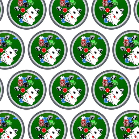 Poker Aces Cards Chips Gambling Premium Gift Wrap Wrapping Paper Roll price history on PriceWatchPro