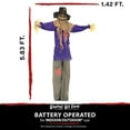 Haunted Hill Farm 6 ft 5.29 lbs Standing Halloween Scarecrow Yard