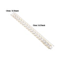 thumbnail image 5 of Pulsera magnética de acero inoxidable Ecomeon dorado y plateado para hombres, 5 of 5