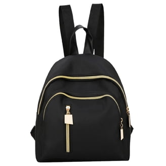 black mini backpack walmart YiXiamo Cute Buckle Tiny Small Pack Bag For Woman (black) with a tassel puller and adjustable straps for comfortable carrying Wednesday, Women's Striped Mini Backpack,