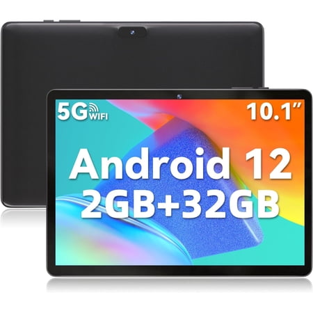 10.1" WIFI Tablet Android 12 HD 32GB Tablet Pad Quad-Core Dual Camera US