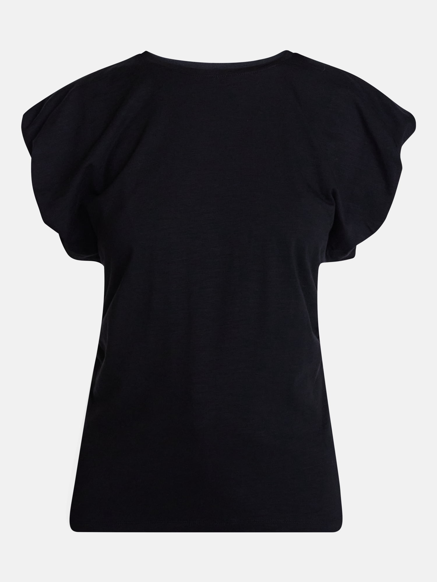 Scenario Women's and Women's Plus Tee with Short Bubble Cap Sleeves, Sizes XS-4X