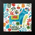 thumbnail image 2 of Popp, Grace 15x15 Black Modern Framed Museum Art Print Titled - Festive Otomi I, 2 of 5