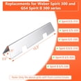 thumbnail image 2 of Replacement Flavorizer Bars QuliMetal for Weber Spirit 2 300, 2 of 7