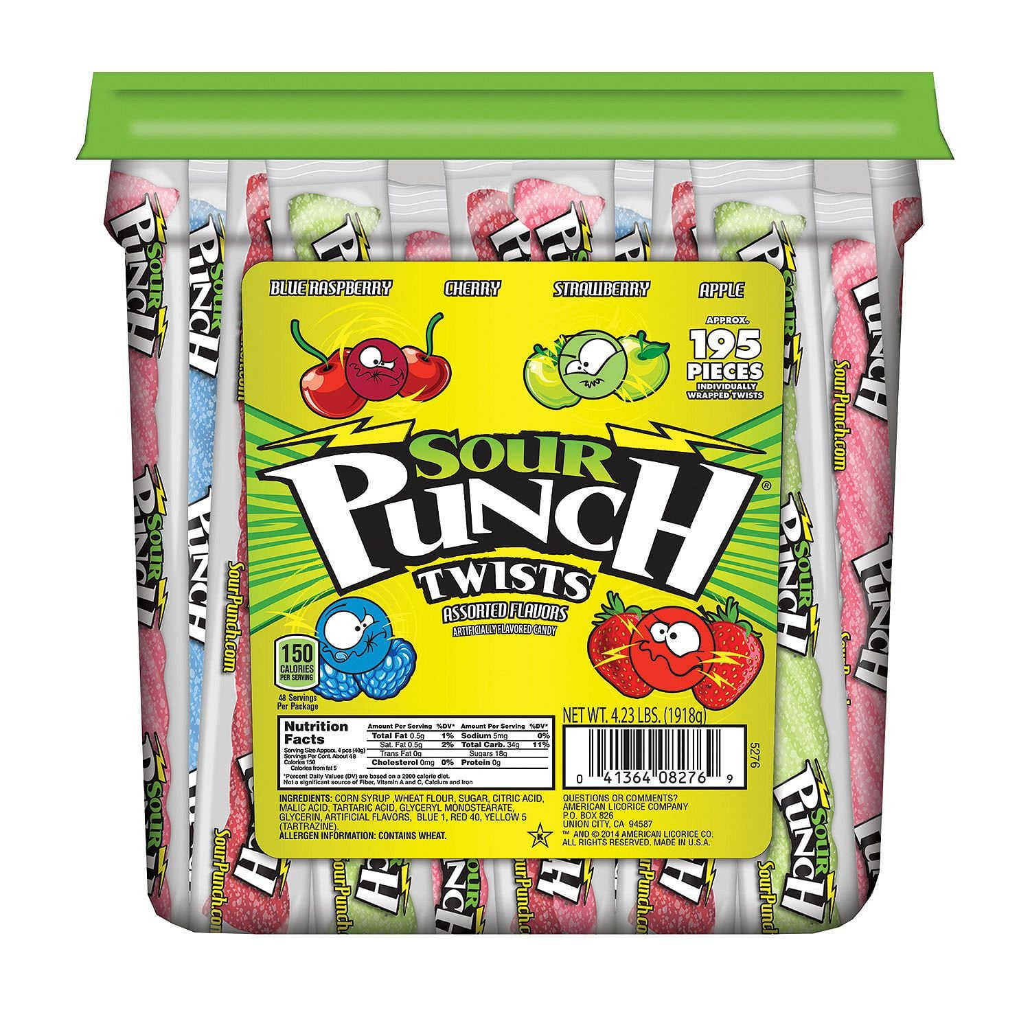Product of Sour Punch Twists (4.23 lb. jar) [PACK OF 2]