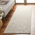 thumbnail image 2 of SAFAVIEH Glamour Braylon Abstract Runner Rug, Beige/Ivory, 2'3" x 8', 2 of 7