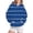 Blue, variant on Bovemsi Sweatshirt for Women Women's Sportswear 2025 Striped Pattern Long Sleeved Casual Pullover Comfort Hoodie