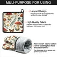 thumbnail image 7 of Mushroom and Butterfly Kitchen Oven Mitt and Pot Holder Sets 2 Pcs for Baking, Cooking and Grilling, Heat Resistant Up To 392 °F, 7 of 7