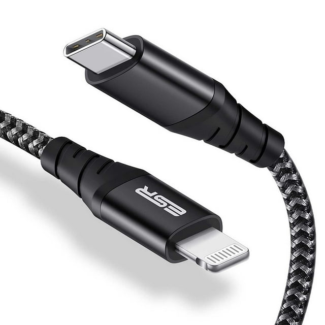 Cable Datos ESR USB-C a Ligthning PD Power Delivery 1m para iPhone e iPad ESR PD