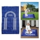 thumbnail image 3 of Alfombra de oración musulmana portátil para exteriores, alfombra de oración musulmana, alfombras de adoración, oración Azul, 3 of 9