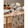 thumbnail image 3 of Table Runners 72 Inches Long Dress Scarves, Brown Pine Cones Fall Farmhouse Kitchen/Dining Table Runner, Coffee Tablerunners, Thanksgiving Berry Autumn Maple Leaves Farmhouse 13x72 Inch, 3 of 7