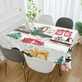 thumbnail image 2 of Yayeee Tablecloths 60" x 108" Rectangle Wrinkle Resistant Party Table Cover, Christmas Train, 2 of 8