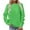 Green, variant on YYDGH Sweatshirt for Womens Crewneck Long Sleeve Pullover Tunic Tops Lightweight Casual Solid Color Fall Shirts Green M