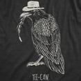 thumbnail image 2 of Womens Yee Caw T Shirt Funny Southern Crow Raven Joke Tee for Ladies Womens Graphic Tees, 2 of 9