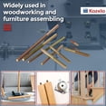 thumbnail image 4 of Uxcell 10pcs Hanger Bolts with Driver - [M8-1.25x35] Double Headed Wood Dowel Self Tapping Screw Set for Furniture Repair, Dual Ended Thread Rod Joint Blot, Colored Zinc Coating, 4 of 4