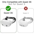 thumbnail image 3 of APEXINNO Facial Interface Face Pad Cover Compatible with Meta Quest 3S Accessories,Including 2 Pcs Face Pad Replacement,Light Pad and Lens Cover Only for Meta Quest 3S, 3 of 6