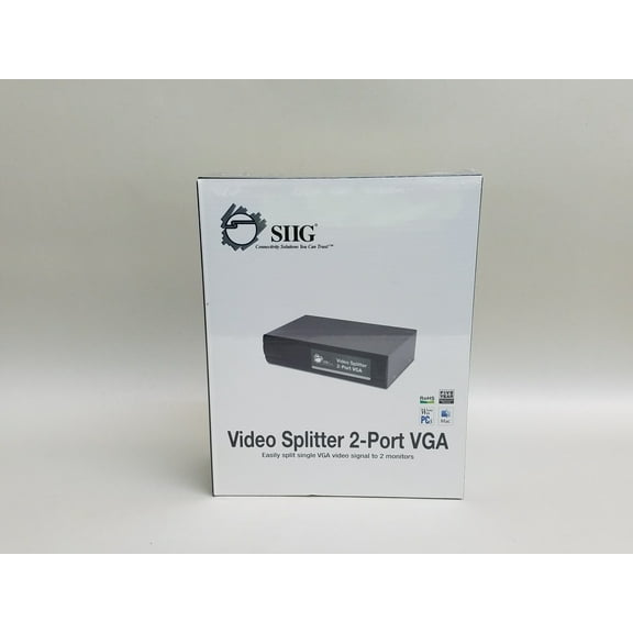 New SIIG VV-S20012-S2 2-Port VGA Video Splitter