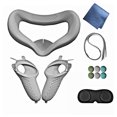 thumbnail image 1 of Cubierta de la lente Almohadilla para la cara Correa para la muñeca Empuñadura para el pulgar para Oculus Quest 2 (Blanco), 1 of 8