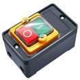 thumbnail image 2 of mxuteuk Waterproof Push Button Switch Motor On Off Switch Start Stop Switch Self Lock Mechanical Equipment Control Station 10A AC 220V/380V KAO-10KH, 2 of 4