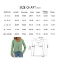 thumbnail image 7 of SUNBS Blouses for Women Dressy Casual Crewneck Womens Tops Pleated Long Sleeve Shirts for Women Blouses, 7 of 7