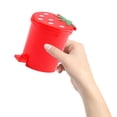 thumbnail image 5 of LOLIPPYY Small Red Desktop Trash Bin with Lid, Practical PP Plastic Garbage Can for Home and Office Use, 5 of 8