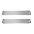 thumbnail image 4 of Unique Bargains 1 Pair Shoelace Charms Textured Rectangular Fashion Shoe Accessories Silver Tone, 4 of 5