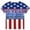 Light Blue, variant on American Flag Shirts for Boy 18th of July T-Shirt Kids Boys Independence Day Tee Tops Patriotic Short Sleeve