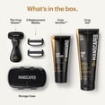 thumbnail image 3 of MANSCAPED® Get Close Kit for Men, 3-Step Shaving Routine with Crop Gel®, Crop Soother® Aftershave Lotion & 2 Replacement Blades, with Storage Case, 3 of 7
