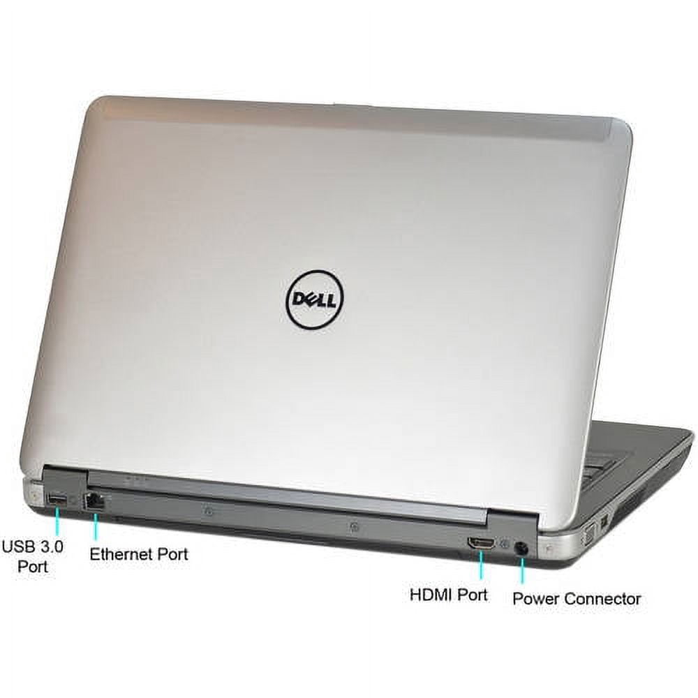 Refurbished Dell 14" Latitude E6440 Laptop PC with Intel Core i7-4600M Processor, 16GB Memory, 256GB Solid State Drive and Windows 10 Pro