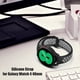 thumbnail image 2 of Pulsera de silicona correa ajustable para Samsung Galaxy Watch (negro + gris), 2 of 9