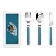 thumbnail image 4 of Juego de cuchillo tenedor y cuchara para niños del equipo JJ_Jaguars Adecuado para diversas ocasiones, como Navidad, Halloween, reuniones familiares, comidas de jardín de infantes, picnics al aire, 4 of 6