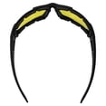 thumbnail image 4 of Epoch Eyewear Foam2 Padded Motorcycle Sunglasses Black Frames Yellow Lens ANSI Z87.1+, 4 of 7