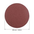 thumbnail image 2 of Unique Bargains 5-Inch PSA Sanding Disc Aluminum Oxide Adhesive Back Sandpaper 80 Grits 15 Pcs, 2 of 5