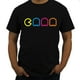 thumbnail image 1 of Camiseta de algodón con cuello redondo para hombre camisa Retro de los años 70 y 80 recreativos videojuegos de PC de talla grande color negro, 1 of 7