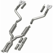 Magnaflow Exhaust Competition Series Stainless Steel Cat-Back Exhaust System (Dual Split Rear Exit) 19205