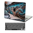 thumbnail image 1 of KSK KAISHEK Hard Shell Case Cover Compatible MacBook Pro 15" 2016 2017 2018 2019 A1990 A1707 + Black Keyboard Cover, Painting A 0183, 1 of 5