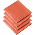 thumbnail image 3 of CGK Linens Extra Soft Pillowcases Set of 4 - King Size Hotel Luxury Breathable & Cozy 4-Piece Pillow Covers, Coral, 3 of 3