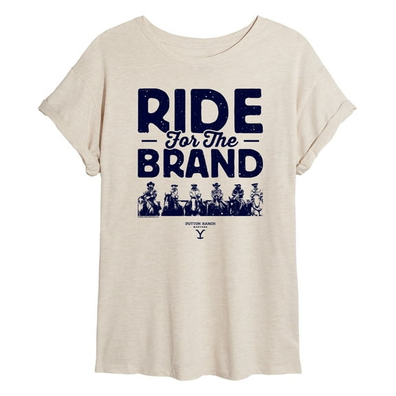 Yellowstone - Ride For The Brand - Juniors Ideal Flowy Muscle T-Shirt